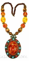 Indian ethnic necklace - click here for large view